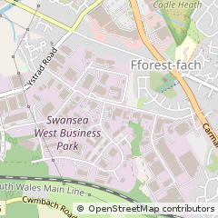 Map of Swansea