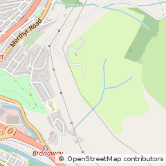 Map of Pontypridd, MID Glamorgan