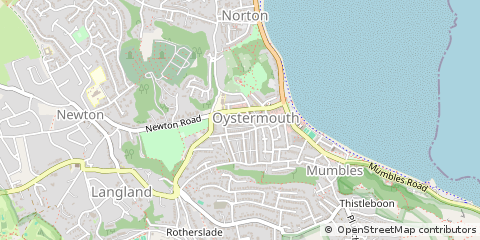 Map of Swansea