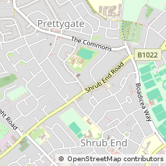 Map of Colchester, Essex
