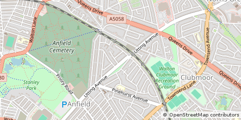 Map of Liverpool