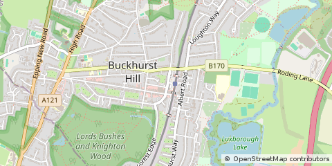 Map of Buckhurst Hill