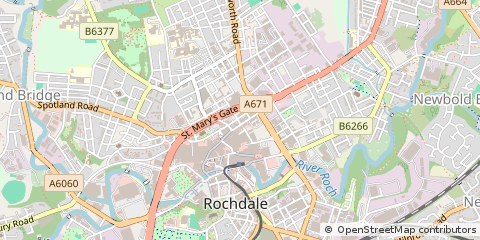 Map of Rochdale