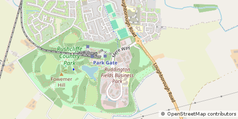 Map of Nottingham, Nottinghamshire