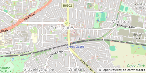 Map of Leeds