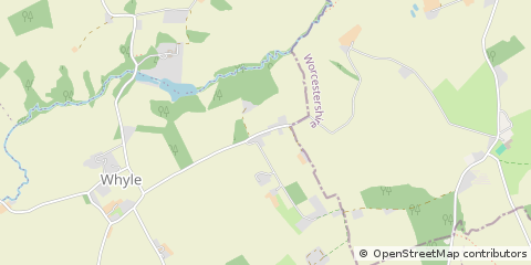 Map of NR Leominster, Herefordshire
