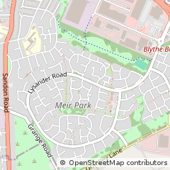 Map of Stoke-on-Trent, Staffordshire