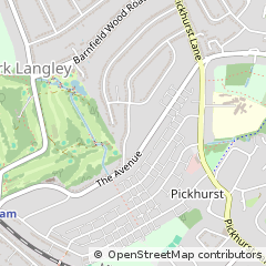 Map of West Wickham, Kent