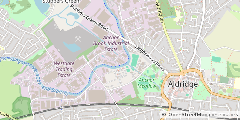 Map of Aldridge, West Midlands
