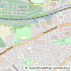 Map of Bolton, Lancashire