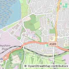 Map of Morecambe, Lancashire