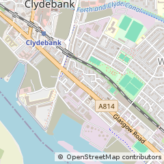 Map of Clydebank, Dunbartonshire