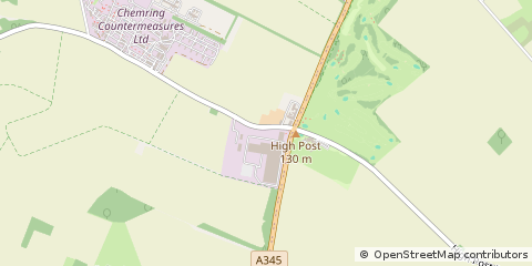 Map of Salisbury, Dorset