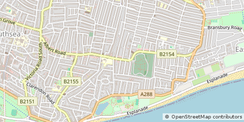 Map of Southsea