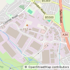 Map of Newcastle Under Lyme, Staffordshire