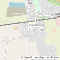 Map of Darlington, County Durham