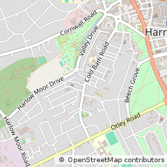 Map of Harrogate, North Yorkshire