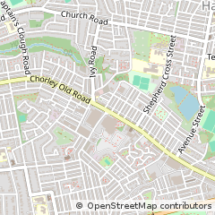 Map of Bolton, Lancashire
