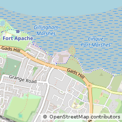 Map of Gillingham, Kent