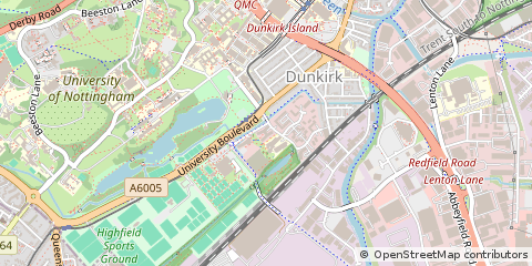 Map of Nottingham