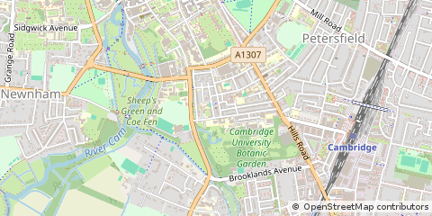 Map of Cambridgeshire