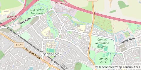 Map of Wokingham