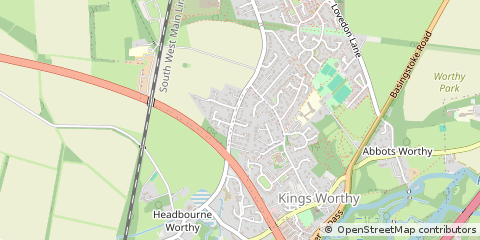 Map of Winchester