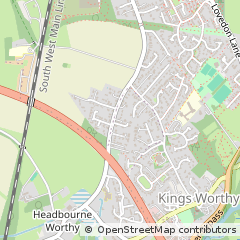 Map of Winchester