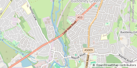 Map of Stoke-on-Trent