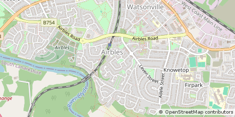 Map of Motherwell