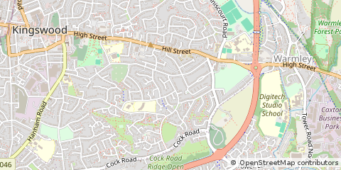 Map of Bristol, South Gloucestershire