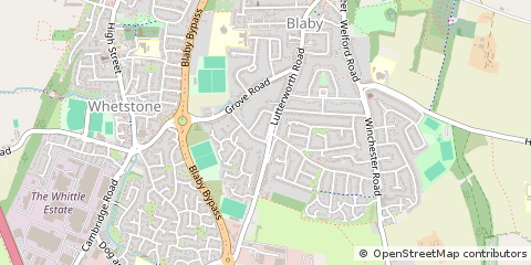 Map of Leicester