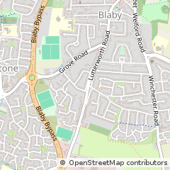 Map of Leicester