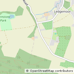 Map of Weobley, Herefordshire