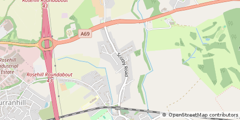 Map of Carlisle, Cumbria