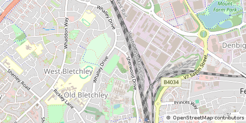 Map of Milton Keynes