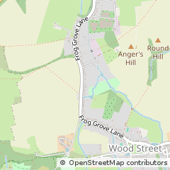 Map of Guildford, Surrey