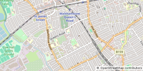 Map of Walthamstow