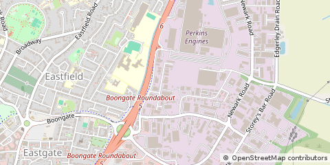 Map of Fengate, Peterborough