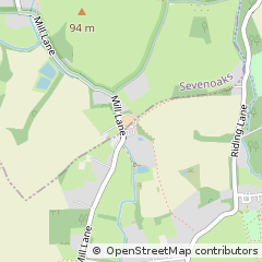 Map of Sevenoaks, Kent