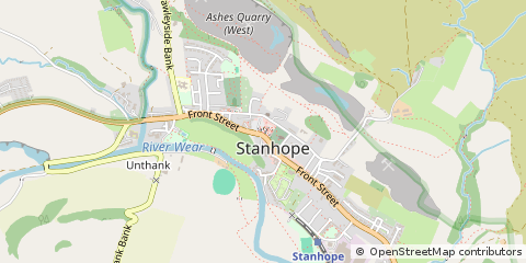 Map of Stanhope