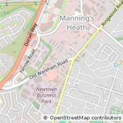 Map of Poole, Dorset