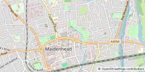Map of Maidenhead, Berkshire
