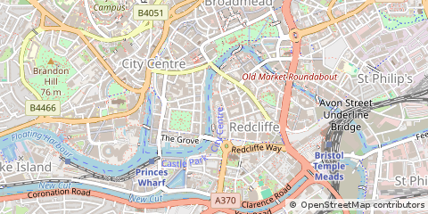 Map of Ferry Street, Bristol Avon