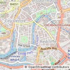 Map of Ferry Street, Bristol Avon