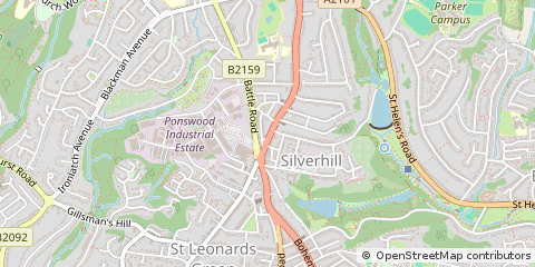 Map of ST. Leonards-on-SEA