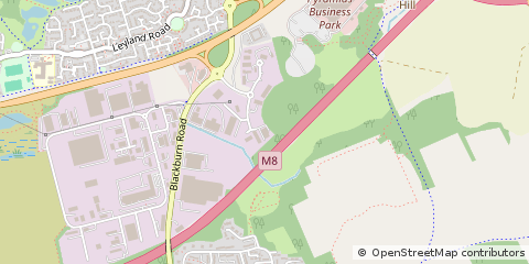 Map of Bathgate, West Lothian