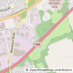 Map of Bathgate, West Lothian