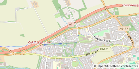 Map of Haddington