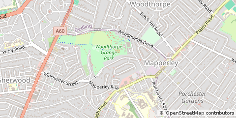 Map of Nottingham